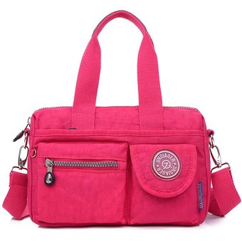informal Bandolera de hombro de nailon impermeable #9819 #16x25x10cm nueva llegada 