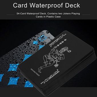 Trucos Poker Juego de plástico impermeable de PVC Tarjetas conjunto clásico de Magic Tool 