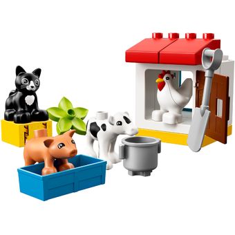 Lego Duplo granja ternero negro-blanco nuevo sin usar