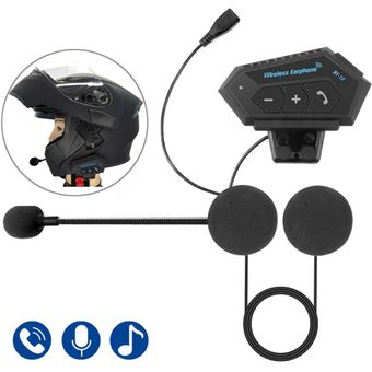 Intercomunicador Para Casco De Moto Auricular Bluetooth BT-12 Linio Colombia MO862SP18HU89LCO