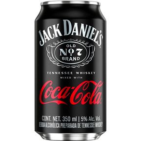 Bebida Preparada Jack Daniels Cola Lata 350 ml