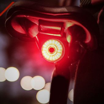 Brillante cola posterior de la bicicleta de luz LED LED de luz posterior de la bicicleta USB recargable 