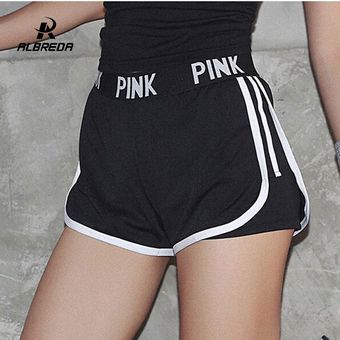 #Black pantalones cortos deportivos con letras para mujer,Shorts de Yoga,Push Hips,Sexy,Media cintura,para gimnasio,Fitness,secado rápido 