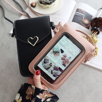 Bolso de mujer  bolso para teléfono móvil con pantalla táctil  carte XYX 