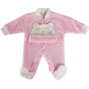 Pijama bebe Térmica Para Bebé Gorro Antialergica