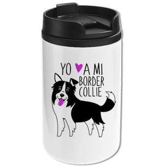 Mug Mini Blanco Border Collie Petfy 