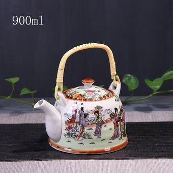 Tetera de porcelana China con colador neto de alta capacidad 500 900 