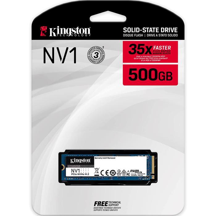 Unidad de Estado Solido SSD M.2 500GB KINGSTON SNVS NVMe PCIe SNVS500G