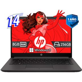Laptop HP 14 Intel Core I5 - 256GB 8GB W11 - Año de garantia