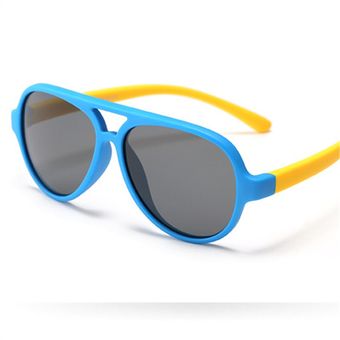 ASUOP 2019 newTR90 moda chicos y chicas gafas de sol polarizadas de lentes de sol de silicona retro diseño de marca UV400 gafas piloto 