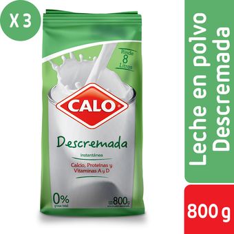 Leche Polvo Calo Entera 850 g