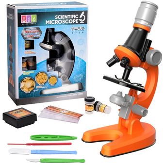 GENERICO Kit De Ciencia Para Niños Microscopio Juguete Educativo