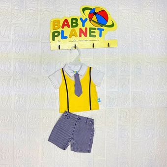 Chaleco Negro Para Bebe Niño Baby Planet.