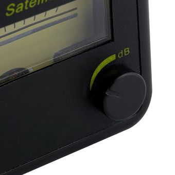 Plástico Negro Mini Digital Display LCD vía satélite la señal del metro del p r Buscador 