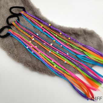 Peluca De Niña Con Cinturón De Cabello Elástico Con Encaje 