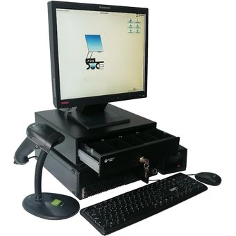 PC Core I3(reacondicionado) + Cajón + Monitor táctil + Impresora 58mm