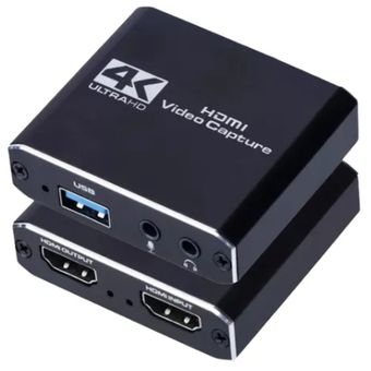 Capturadora de vídeo y audio HDMI 4K 3D 1080p a USB - Cablematic