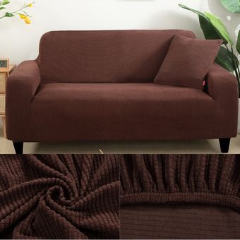 #coffee Protector de sofá grueso Jacquard estampado liso,funda de sofá para sala de estar,funda de sofá en forma de L 