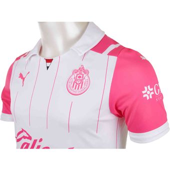 Playera chivas blanca discount mujer