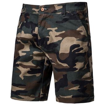 Pantalones Cortos De Camuflaje De Algodon Para Verano De 100 Pantalones Cortos Militares Informales A La Altura De La Rodilla Para Hombre Pantalones Cortos De Fitness De Alta Calidad Para Hombre Color16