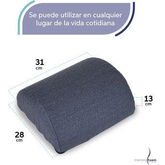 Almohada Lumbar Memory Foam - Salud360