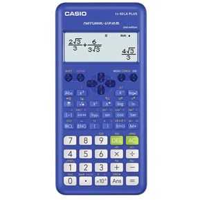 Calculadora Científica Casio FX-82LA PLUS 2da Edición Azul