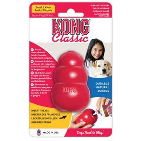 Kong Classic Portapasabocas Caucho Para Perro Raza Pequeña