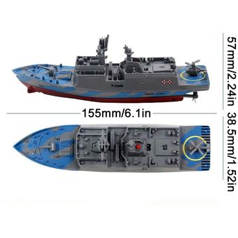 Barco de escolta modelo barco de carreras de juguete 
