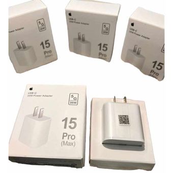 Cubo Cargador iPhone 14 Carga Rápida 35w Somos Tienda