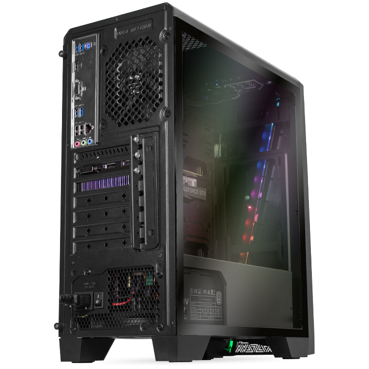 Xtreme PC Gamer Geforce GTX 1650 Ryzen 5 5600X 16GB SSD 480GB Black