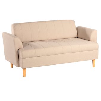 Home Collection - Sofa 2 Ptos Stella Beige 73X145X71 Home Collection