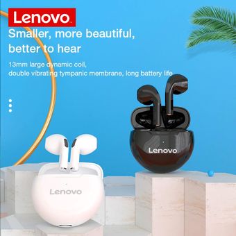 Auriculares Bluetooth Inalámbricos Tws HiFi Lenovo HT38 Touch Blanco 