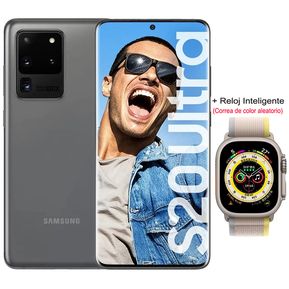 Samsung Galaxy S20 Ultra 5G 12GB+128GB y Smartwatch-Gris