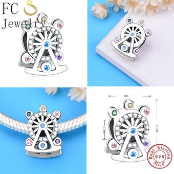 Winner Fit Charms Pulsera Auténtica 925 Silver Love Rainbow 