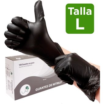 Guantes Nitrilo Negro Style Talla L