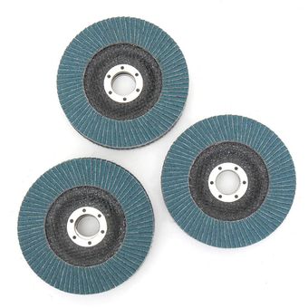 Discos de lijadora para lijado de metal de grano 60 de 10 x 5 Ruedas de amoladora angular de circonio 60 pedidos 