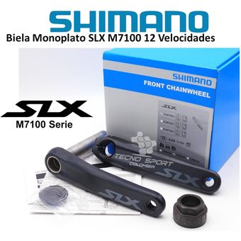 Biela Monoplato Shimano Slx M7100 12 V Montaje Directo Linio