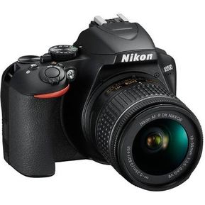 Cámara Réflex Nikon D3500 24MP con Lente 18-55mm- Negro