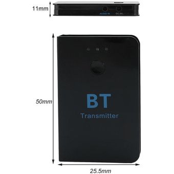 TS-BT35F02 Adaptador de transmisor de audio Bluetooth pequeño 3.5MM A2 