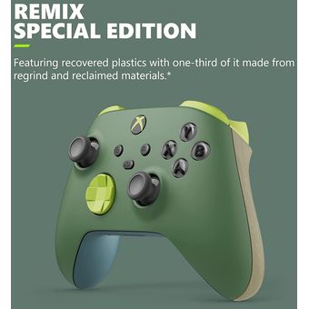 Control Ecológico Joystick Inalámbrico Xbox Series Xs Color Verde Remix