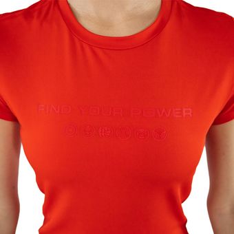 Camiseta Everlast Find Your Power Mujer-Blanco EVERLAST