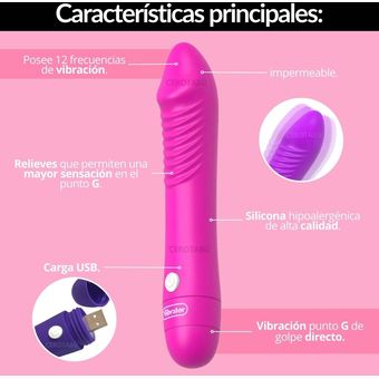  Vibrador femenino Vibrador de punto G de 7 velocidades para  mujeres de doble vibración de silicona impermeable Juguetes eróticos Tienda  sexual Masturbación femenina Productos sexuales : Salud y Hogar