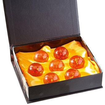DragonBall Z - Set de 7 bolas de cristal de Dragon Ball Z en estuche de  regalo