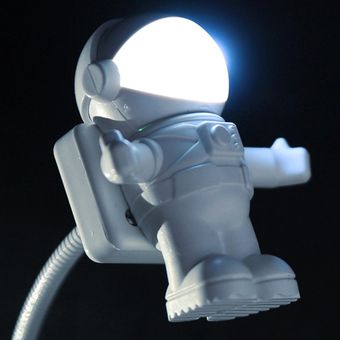 Astronauta LED luces nocturnas Astros USB luces de noche Lámparas de mesa de computadora 