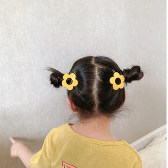 13 Color al por mayor de acrílico elegante dulces hollowout color de la flor de pelo clips de rana puños accesorios para niños niñas 