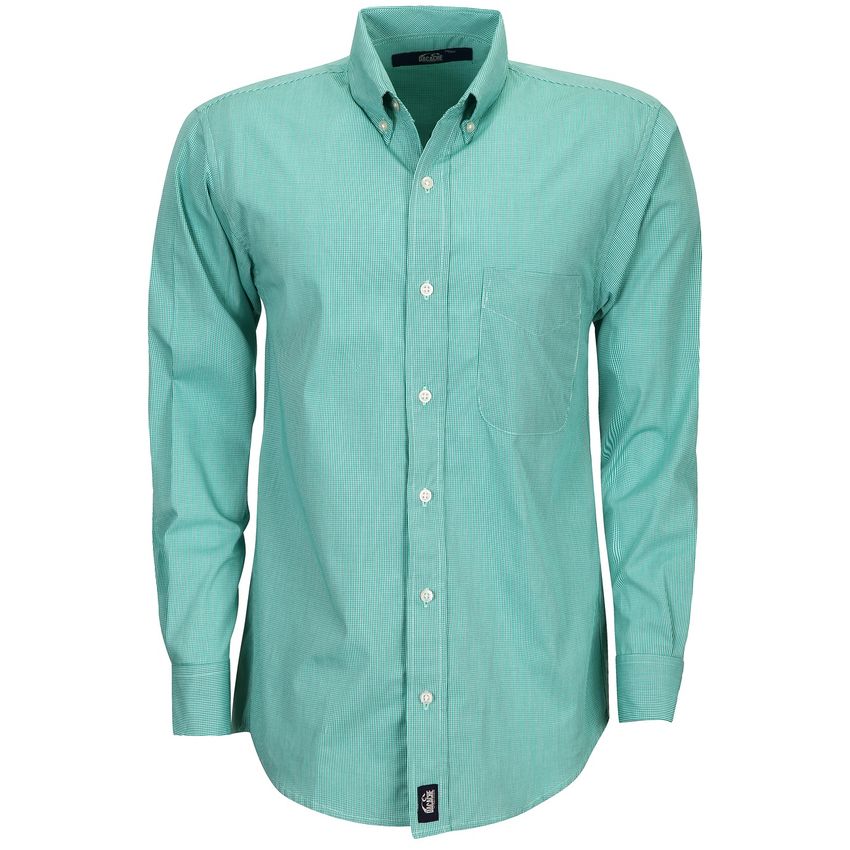 camisa verde agua hombre