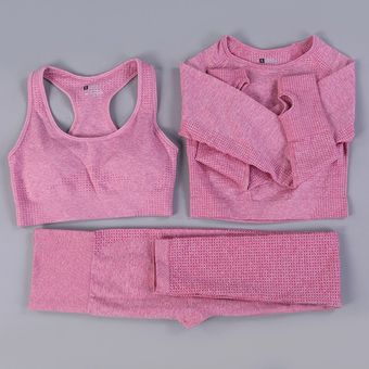 Conjunto de Yoga sin costuras para mujer  ropa deportiva para Fitnes.. 