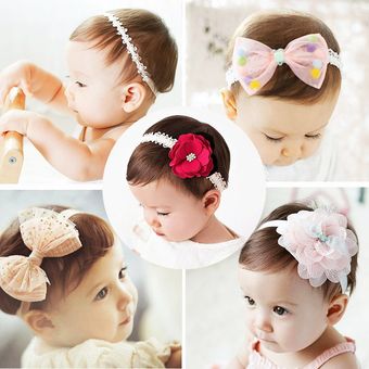 accesorios para el cabello para niños diademas de flores para niña fotos fotográficas accesorio de joyería artesanal Diadema coreana para bebé recién nacido 