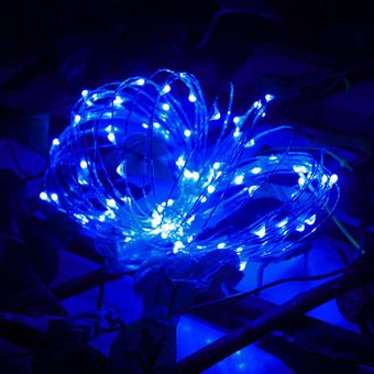 Luz de cadena de 2 m operada con batería con 20 LED LED LED de cadena de alambre de cobre 