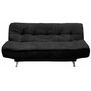 Sofá Cama Blu 3 Puestos Tela Negro